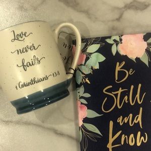 Mug and Leather notebook